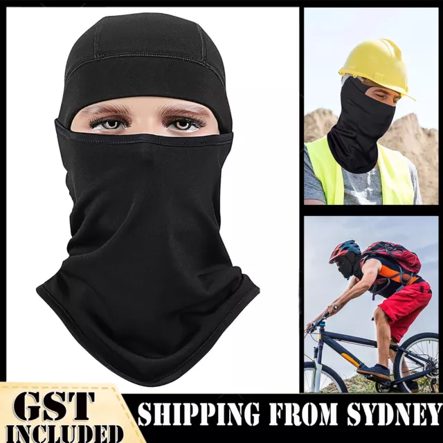 Ski Motorcycle Cycling Balaclava Full Face Mask Neck Scarf Windproof Outdoor AU