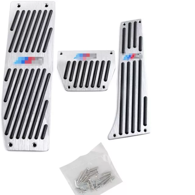 Alu Pedale Set Automatik + Fußstütze für BMW E30 E36 E46 E87 E90 E91 E92 E93 M3-