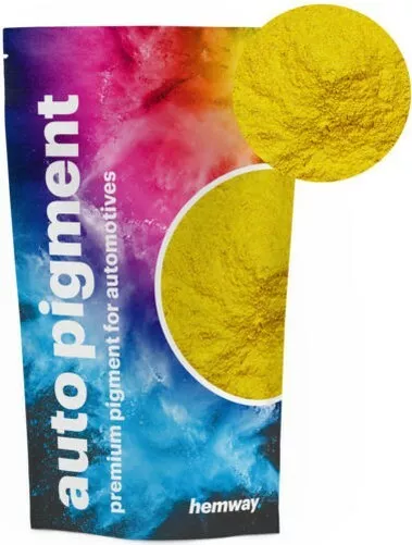 Hemway Automotive Powder Pigment Metallic Mustard Yellow Pearl Auto Paint 50g