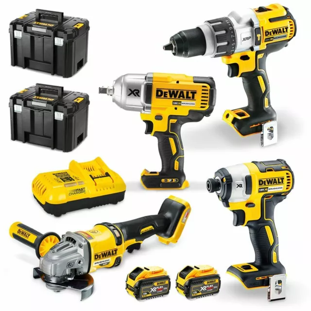 Dewalt 18/54V Brushless 4 Piece 2 X 9.0Ah Combo Kit Dcz441X2Txe New Aus Stock