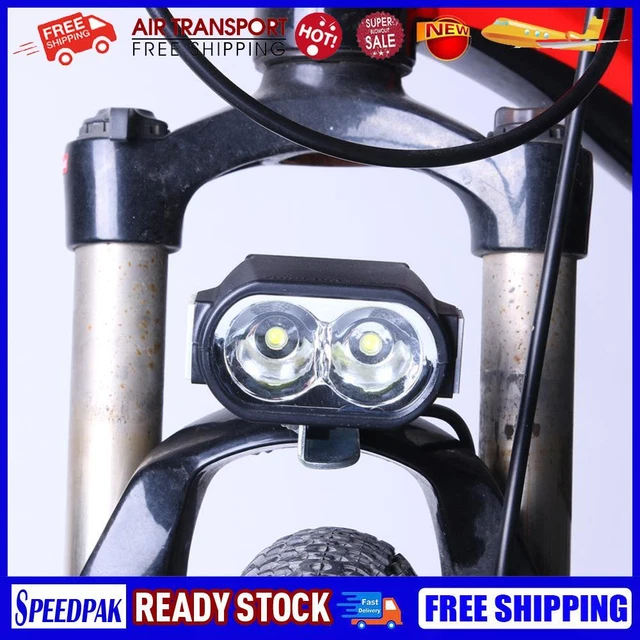 E-BIKE HEADLIGHT HORN Light 36V 48V 60V Electric Scooter Cycling Front ...