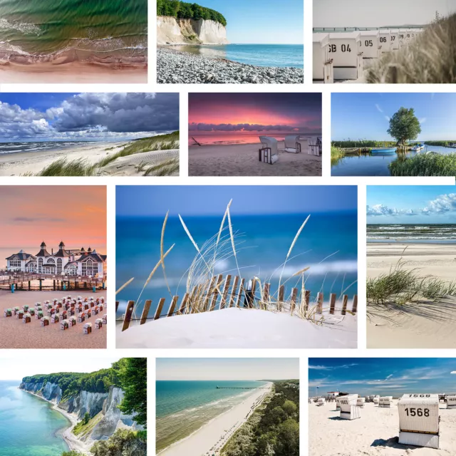 12 Atemberaubende Ostsee Bilder als Leinwandbild, Wandbilder Strand Meer Maritim