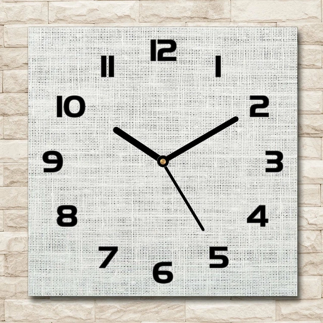 Horloge murale en verre Poires