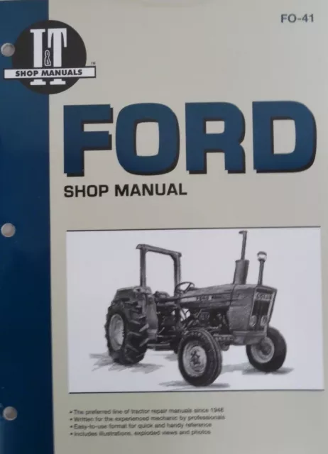 FORD TRACTOR  SHOP Manual / Book ( Various Models ) FO-41