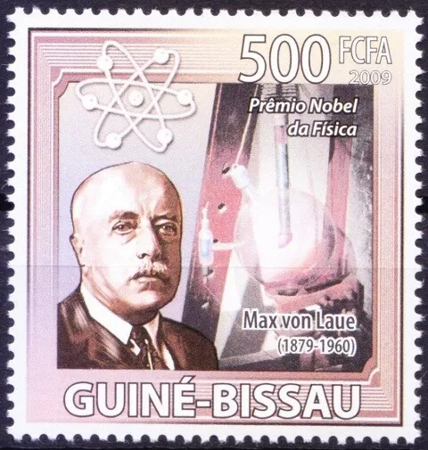 Nobel Physics to German physicist Max Von Laue, Guinea Bissau 2009 MNH -