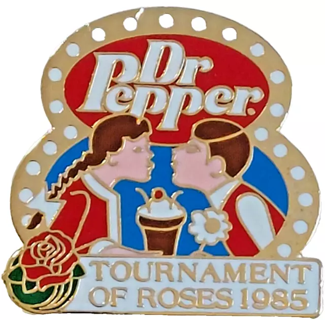 Rose Parade 1985 Dr Pepper 96th Tournament of Roses Lapel Pin