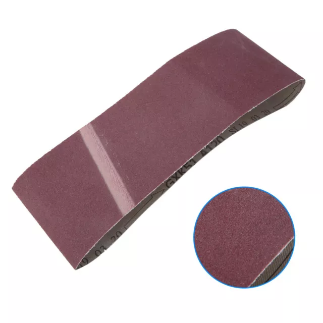 10PCS 610x100mm Sanding Belt Aluminium Oxide Abrasive Band For Wood Furnitur ESA