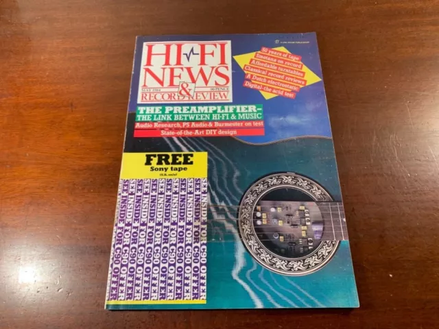 HiFi Nachrichten und Plattenrezension HiFi Magazin schöner Zustand Hifi Mai 1984