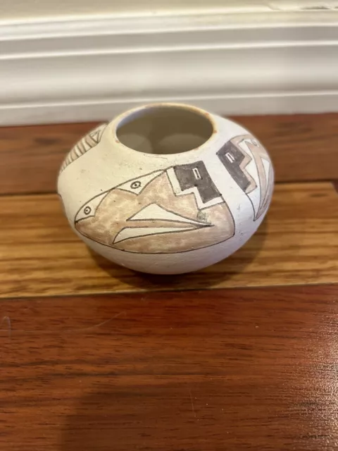 ISLETA PUEBLO INDIAN POTTERY Small Pot