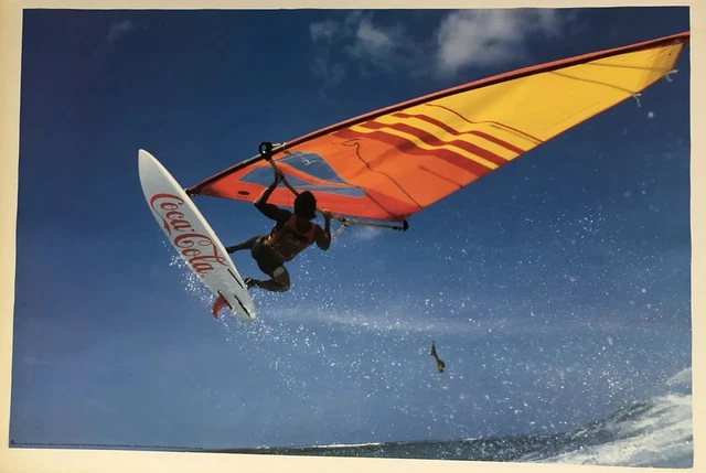 Coca Cola, Vintage Advertisement ,Rare 1997 Poster