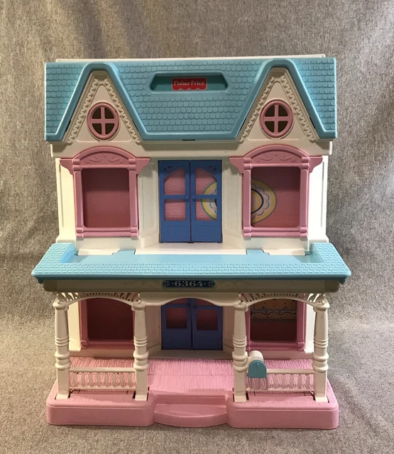 Fisher price dollhouse blue roof outlet