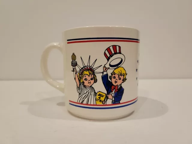 Vintage 1976 Salute America BiCentennial Campbells Soup Cup