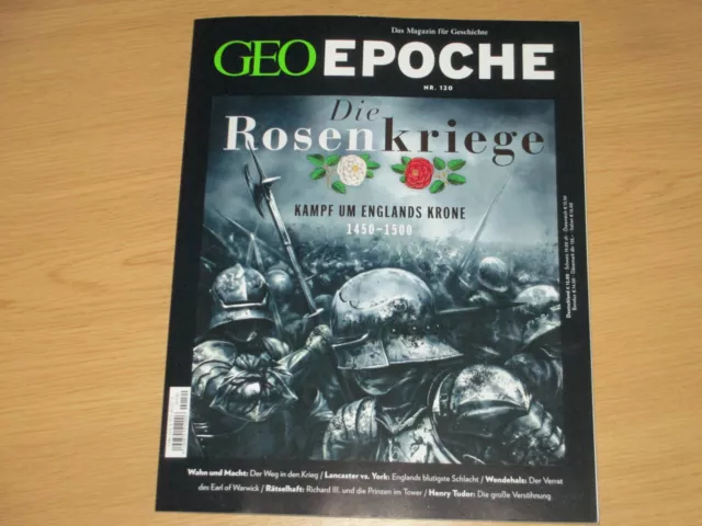 Geo Epoche No. 120 - Der Rosenkrieg - Kampf Um Englands Krone 1450-1500 - Top