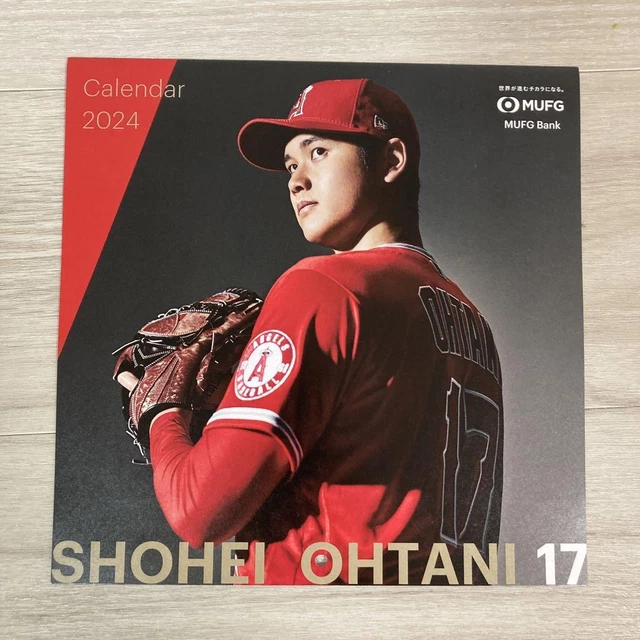 SHOHEI OTANI 2024 Wall Calendar Mufg Mitsubishi Ufj Bank 70.99 PicClick
