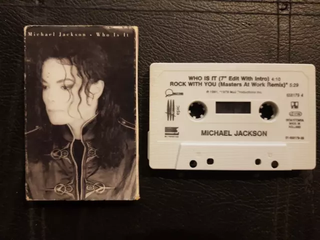 Michael Jackson Who is it Cassette Single  K7 Audio Tape 1992