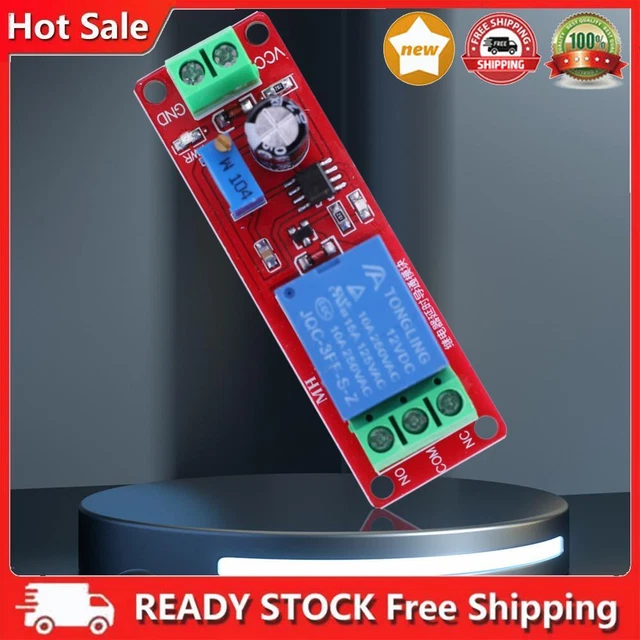 DC 12V Timer Switch NE555 Adjustable Disconnect Module Monostable for Car