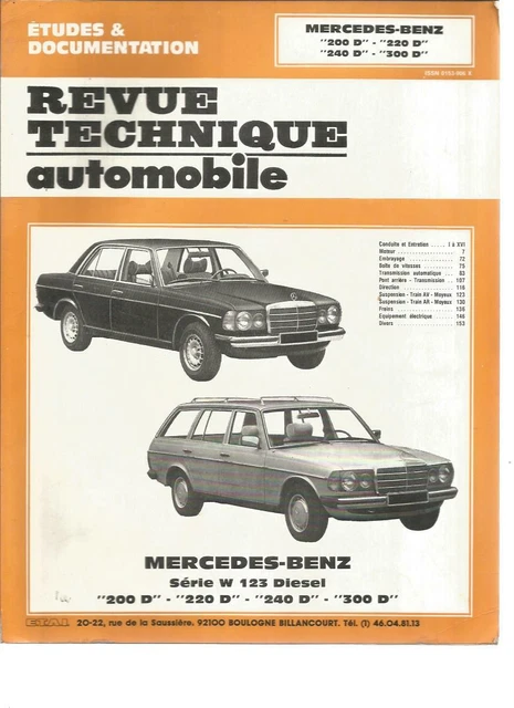 Revue Technique Automobile Expert Auto N°224 - Mercedes-Benz 190 Essence W201, Occasion
