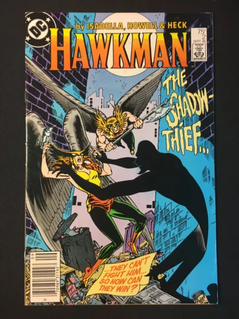 HAWKMAN 2 NEWSTAND Richard Howell Cover Shadow Thief V 2 Hawkwoman 1 Copy DC