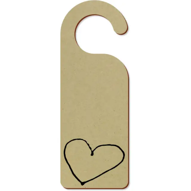 'Heart' 200mm x 72mm Door Hanger (DH00026845)