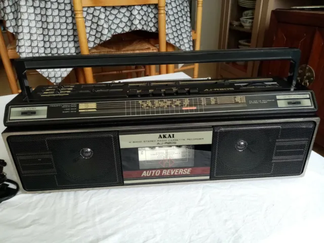 1986 Akai AJ-R205L Enregistreur de cassettes stéréo " très rare "