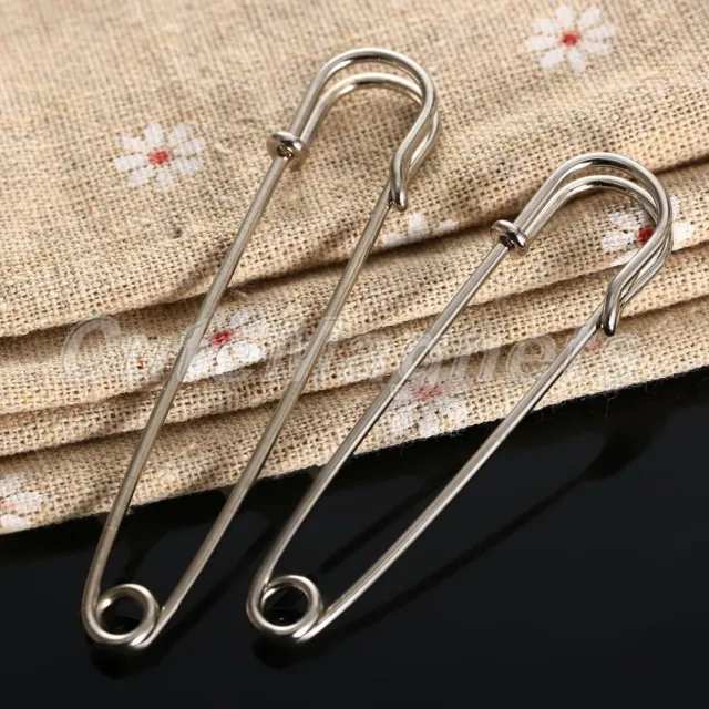 10Pcs Large Safety Brooch Pins Scarf Dressmaking Home Sewing Craft Skirt Knitted
