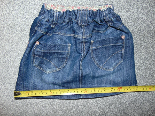 Bundle Mix, Girls' Denim Pinafore Dress & Skirt, Next, Age 2-3 Years, VGC 4