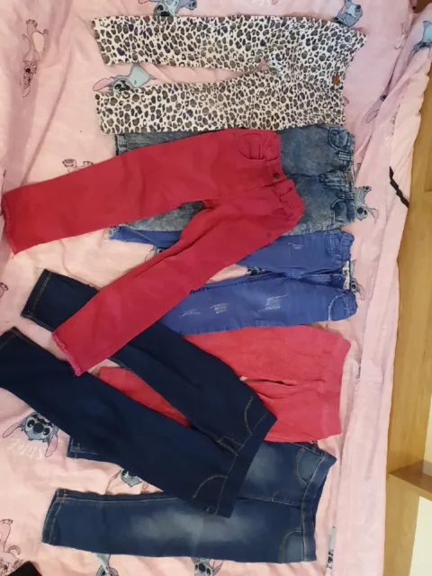 Girls Jeans Bundle 4-5 Years