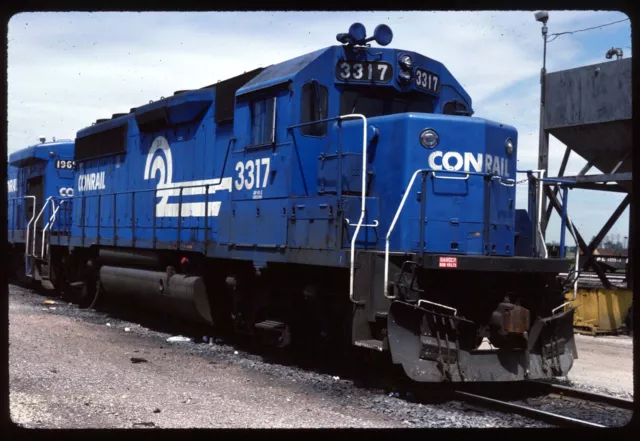 Original Railroad Slide - CR Conrail 3317 no location 5-12-1989