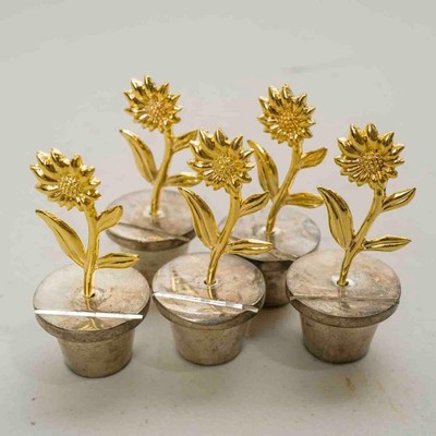 Be Cool PVC Double Face Grand Set de Table en Or Argent Bronze Avec Cool Traînées Design 