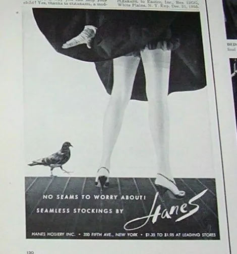 1965 print ad page - Hanes Pantyhose Stockings-Great Legs deserve SEXY Girl  AD