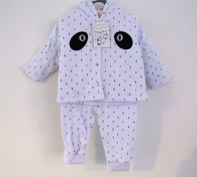 Giacca e pantaloni design panda bambini bambine 9-12 mesi