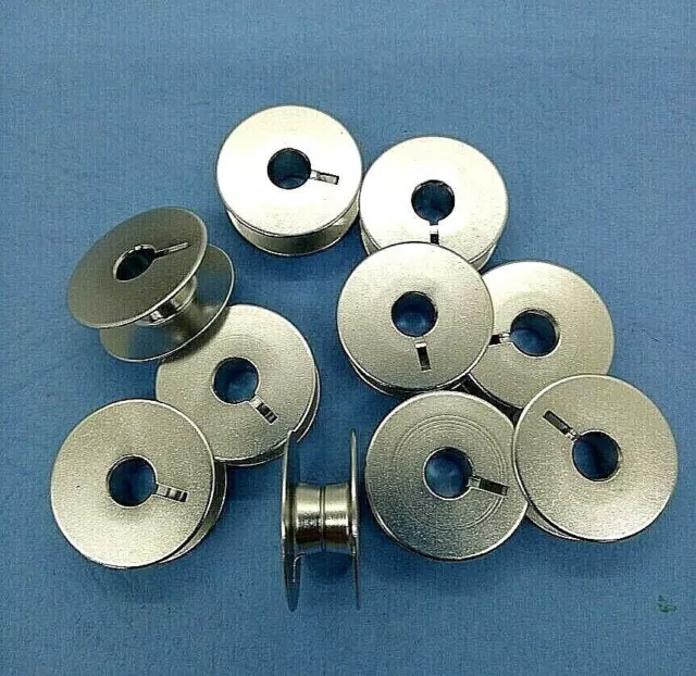 10X Bobbins (aluminum) for Pfaff 438  #91-168144-05 (91-009033-05/61) (9033A)
