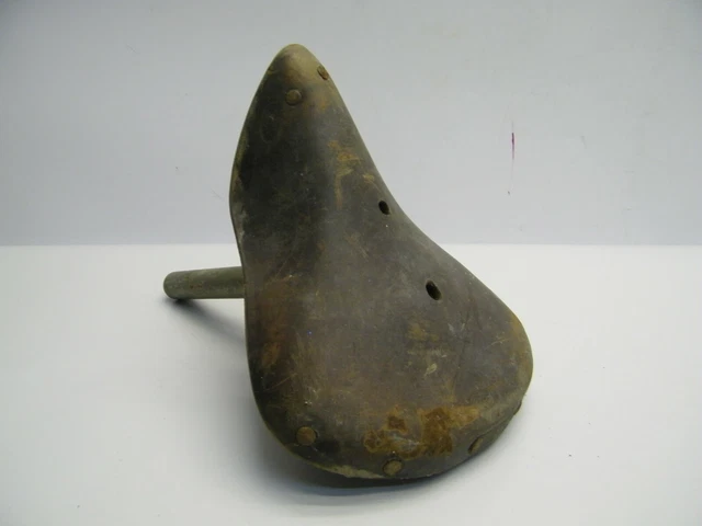 Selle Vélo Cuir Pryma Marron Sur Ressorts, Croupon Spécial, France