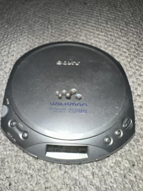 Sony CD Walkman D-E226CK ESPMax Car Ready Silver Gray Tested