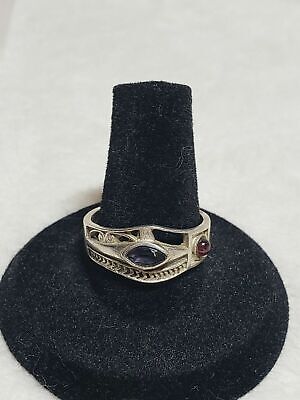 Art Deco SILVER Adjustable Ring Vintage Antique Cocktail Engagement Ornate Ring