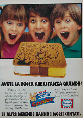 Pubblicità Advertising Werbung Italian Clipping 1992 ELDORADO Gelato Cucciolone