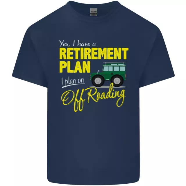 T-shirt da uomo in cotone divertente Retirement Plan Off Roading 4X4 Road 2
