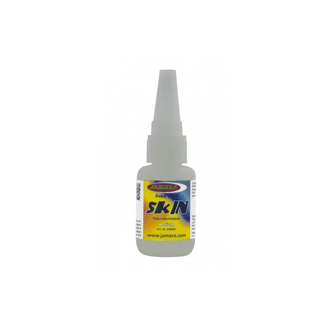 JAMARA Skin Sekundenkleber Mit Nadel – 20 G Dickflüssig, Für Modellbau, Holz, Metall & Mehr