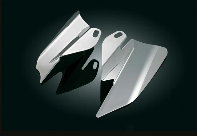 Kuryakyn Heat Deflector Saddle Shields Reflective Smoke Tint  496938