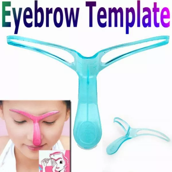 Professional Eyebrow Template Stencil Shaping DIY Beauty Kit Tool Makeup Shaper