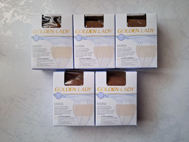 Lot De 4 Collants Golden Lady 15 Deniers - Taille 1 Couleur Paola - Neuf Avec étiquettes