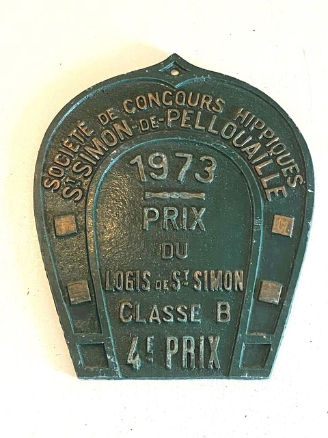 Plaque Hippique CSO Argences 1987 - Collection Sport équestre