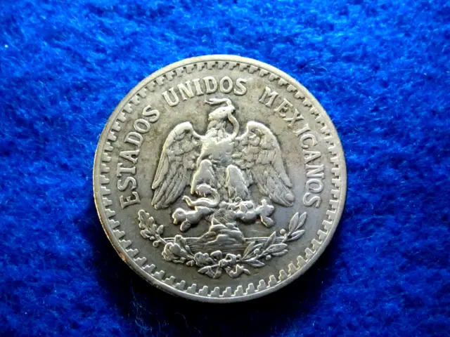 1919 Mexico Silver Peso - SCARCE - Nice Very Fine