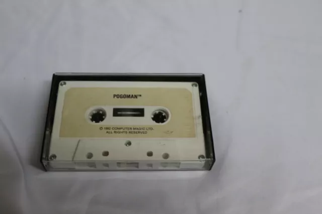 Pogoman Cassette Atari - Tape - Rare - Retro 1982