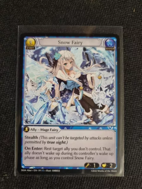 DOA Alter EN-191 R Snow Fairy Non Foil - Grand Archive TCG