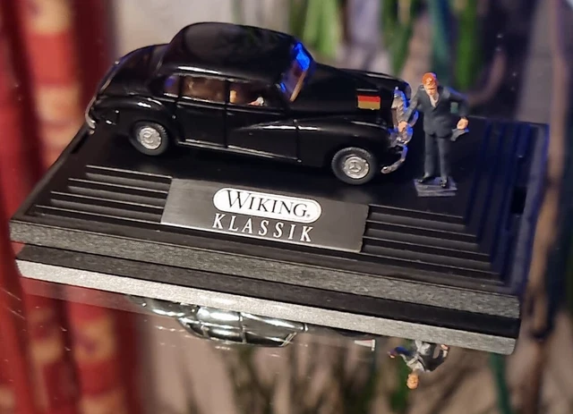 Wiking 1/87 - Mercedes 300 Adenauer Non Vitré - Miniature Allemande En Plastique - Occasion