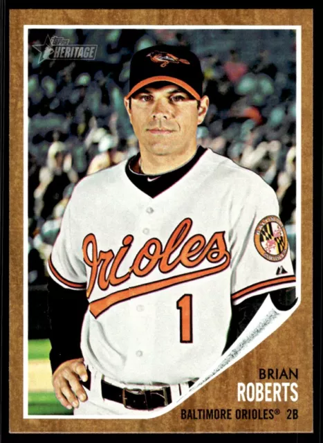 2011 Topps Heritage Brian Roberts Baltimore Orioles #6