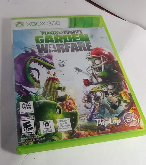 PLANTS VS ZOMBIES Garden Warfare Microsoft Xbox 360 No Manual TESTED