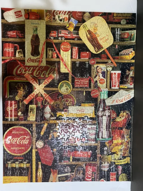 Coca-Cola 500 Pc Vintage Springbok Jigsaw Puzzle - F