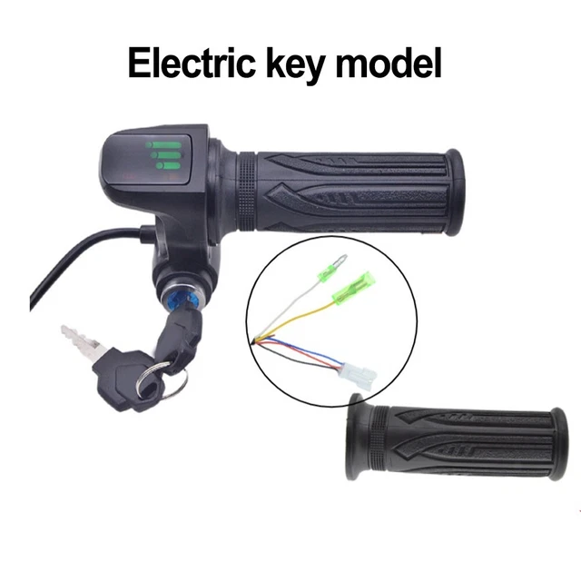 Manette Accélérateur Vélo Électrique Bafang - Pour BBS1/BBS02, Poignée 22,2mm, Noir